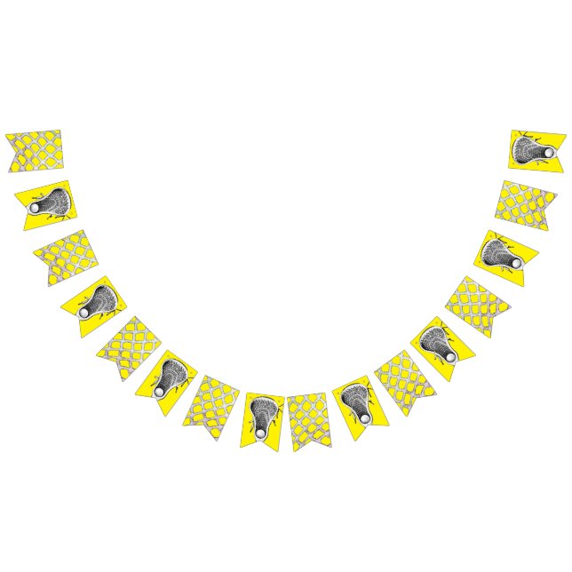 Lacrosse Team Yellow Bunting (All)