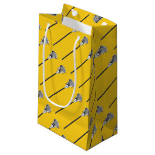Lacrosse Team Yellow Small Gift Bag