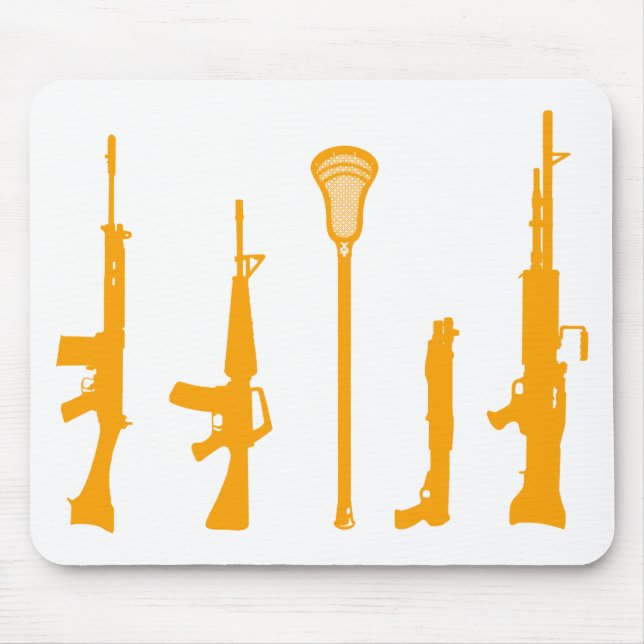Lacrosse Weapons Mouse Mat (Front)