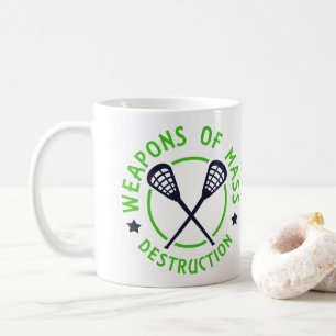 Lacrosse Weapons of Destruction Coffee Mug