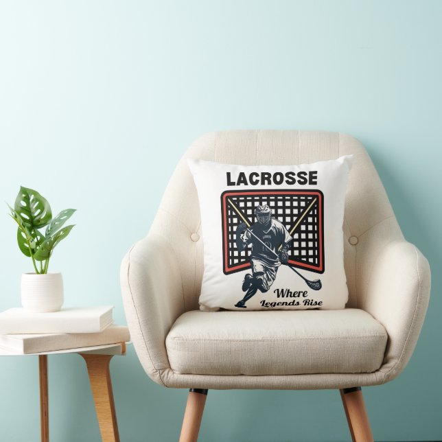 Lacrosse: Where Legends Rise Cushion (Chair)