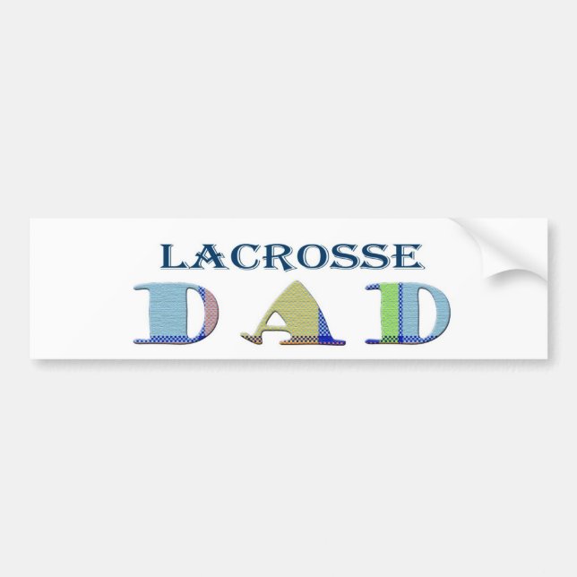 LacrosseDad Bumper Sticker (Front)