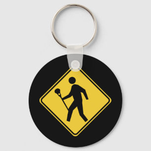 Lacrossing Key Ring