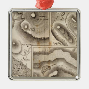 Lacs volcaniques metal tree decoration