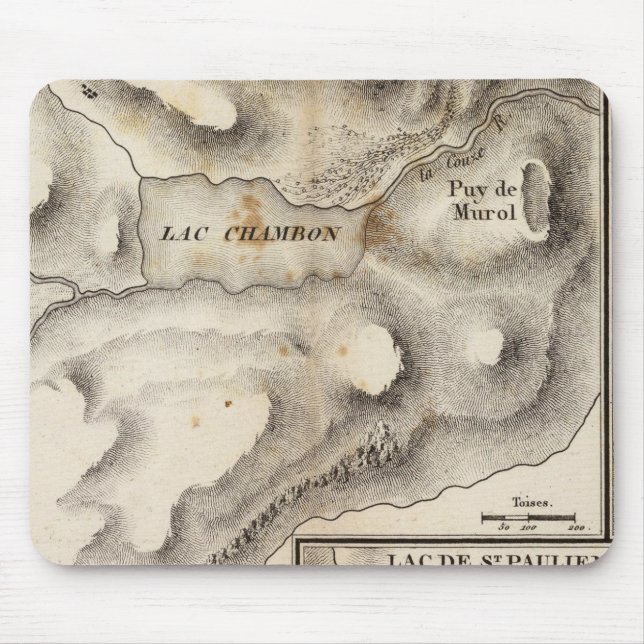 Lacs volcaniques mouse mat (Front)