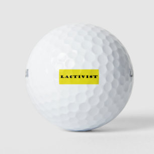 Lactation activist golf balls