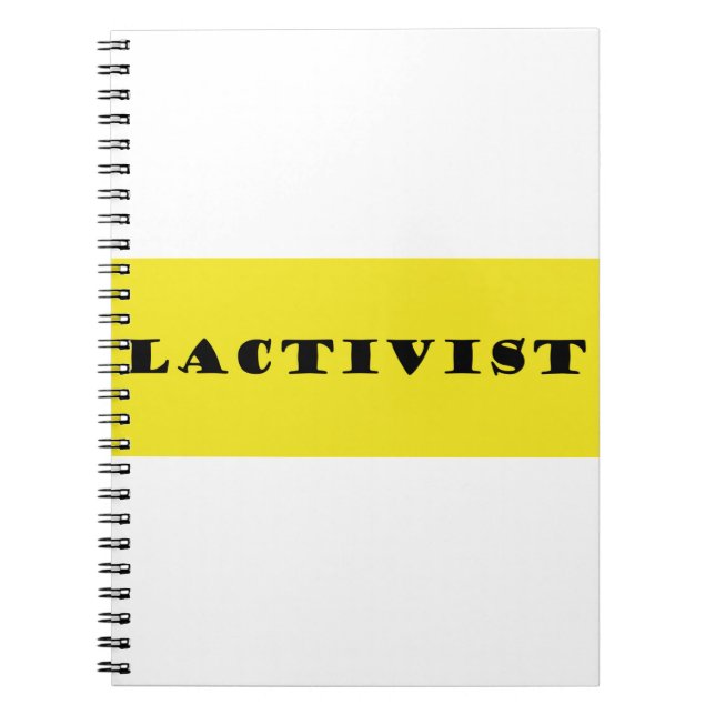 Lactation activist notebook (Front)