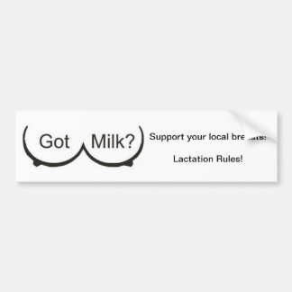 Lactation Bumper Sticker