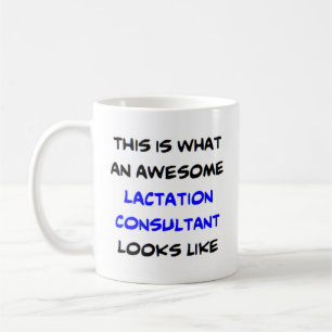 lactation consultant, awesome coffee mug