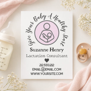 Lactation Consultant Breastfeeding Leche Baby Flyer