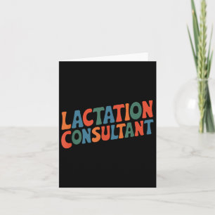 Lactation Consultant, Breastfeeding Mother Awarene Card