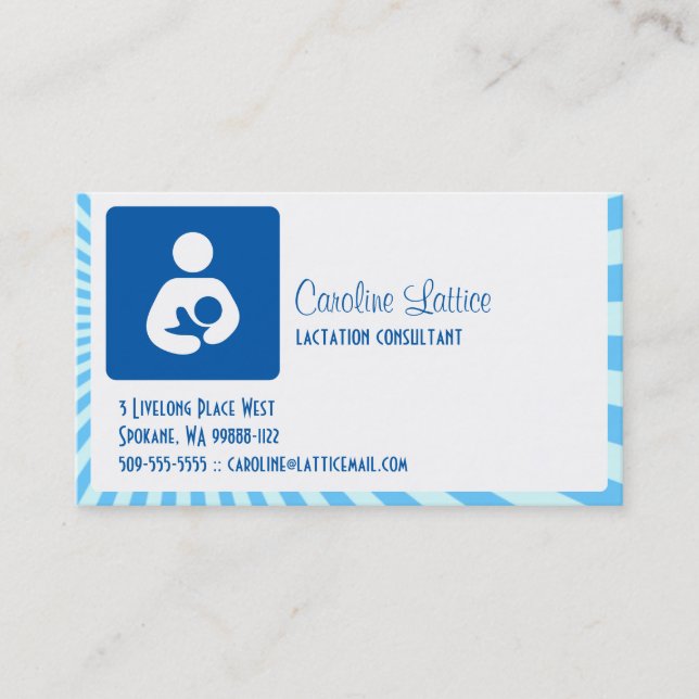 Lactation Consultant Business Card (Front)
