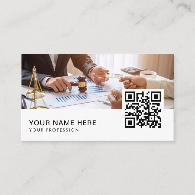 lactation consultant business cards QR Code  (Front)