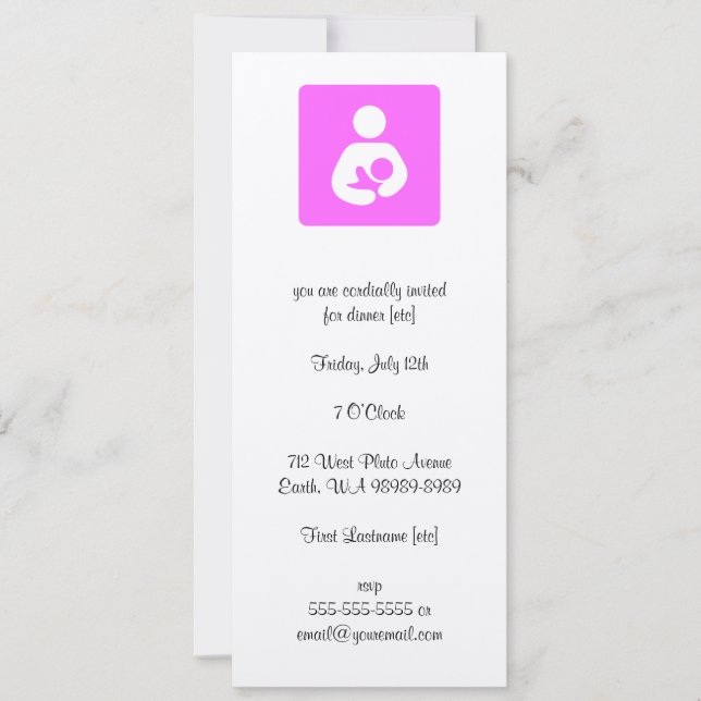Lactation Consultant Invitation (Front)