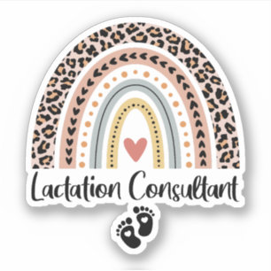 Lactation Consultant Leopard Rainbow Breastfeeding