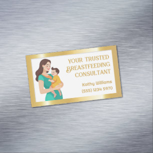 Lactation Consultant Magnetic Business Card