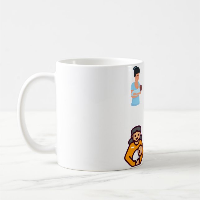 Lactation Consultant Nurse Sticker Pack - Lactatio Coffee Mug (Left)