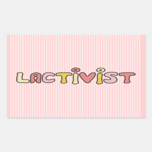 Lactivist Rectangular Sticker
