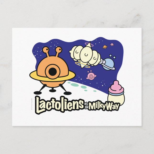 Lactoliens™ Postcard (Front)