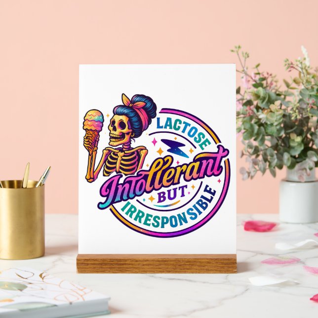 Lactose Acrylic Sign (Wedding)