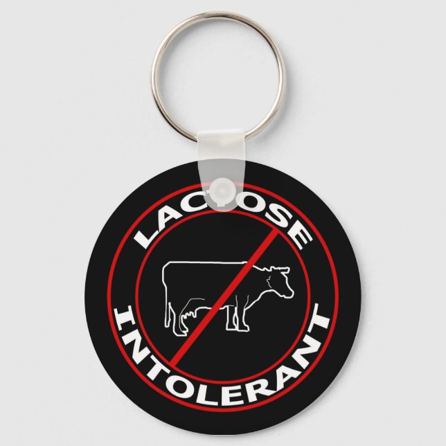 Lactose Intolerant Key chain (Front)