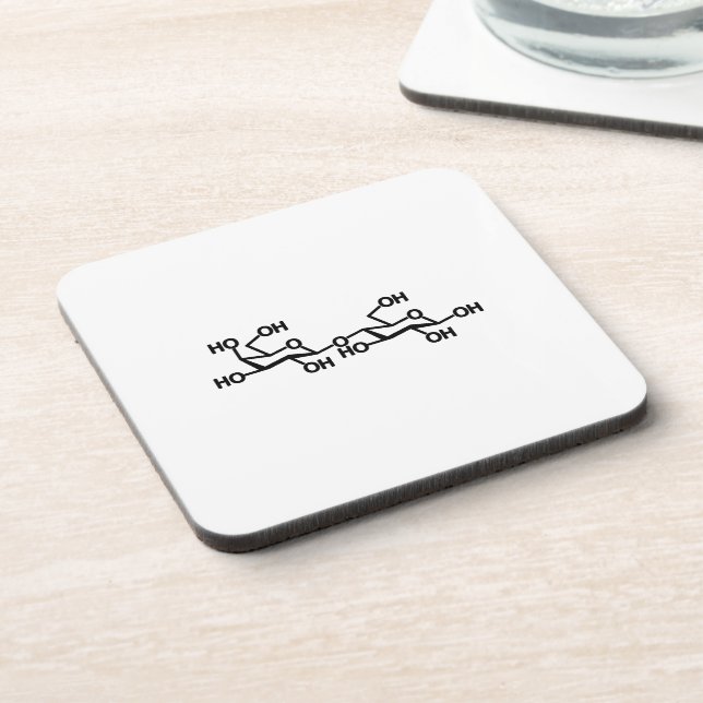 Lactose Milk Structure Coaster (Left Side)