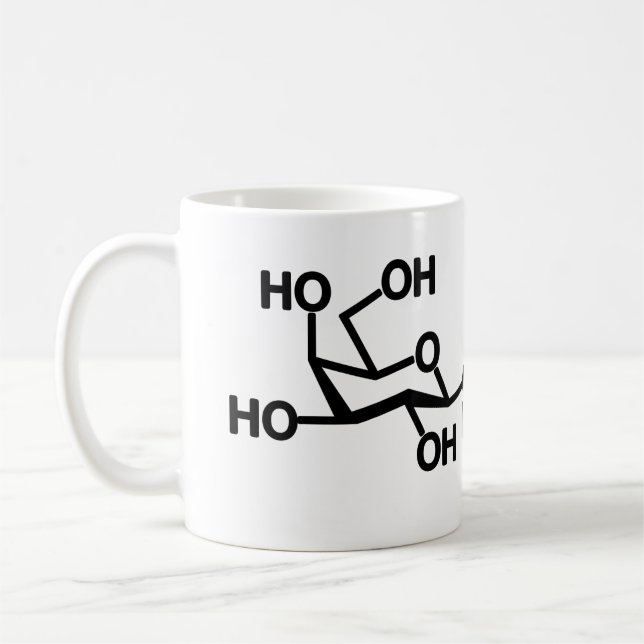 Lactose Milk Structure Coffee Mug (Left)