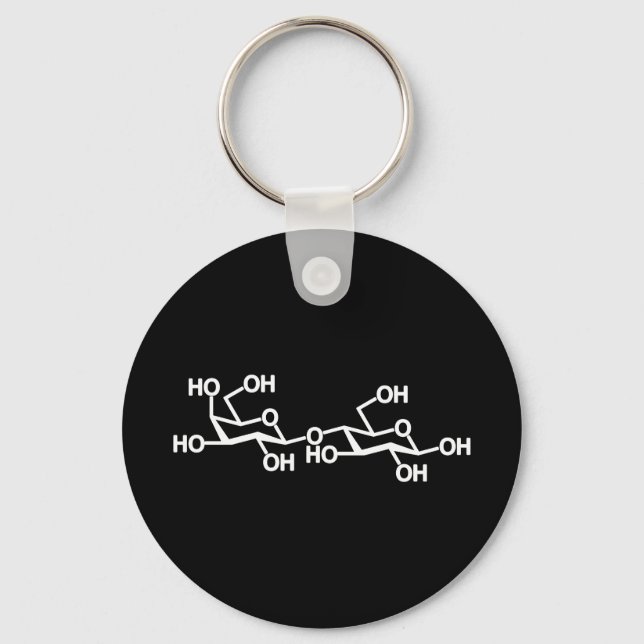 Lactose Milk Structure Key Ring (Front)