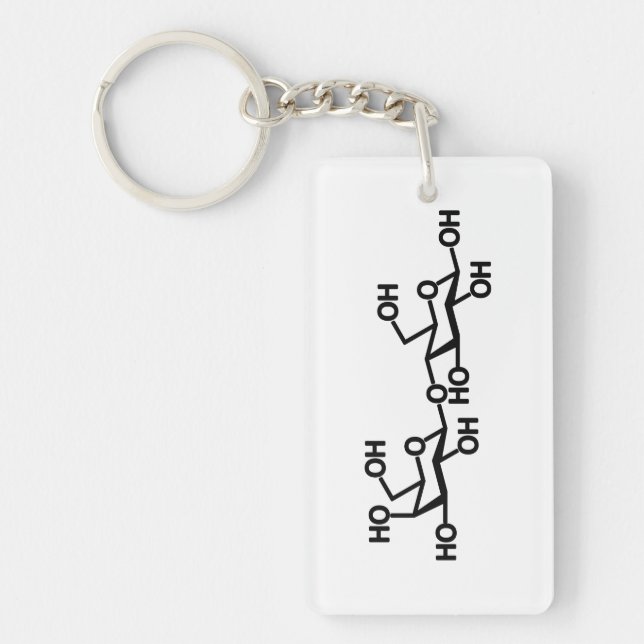 Lactose Milk Structure Key Ring (Front)