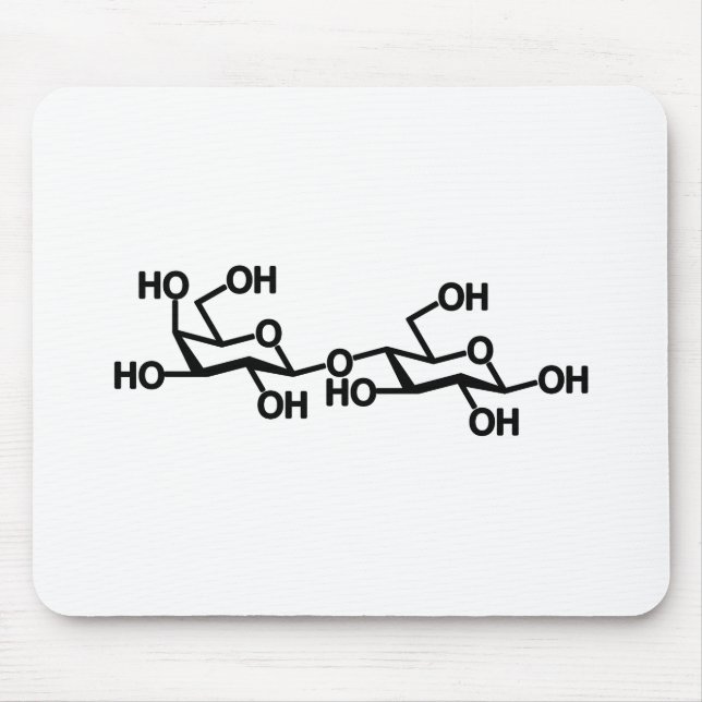 Lactose Milk Structure Mouse Mat (Front)