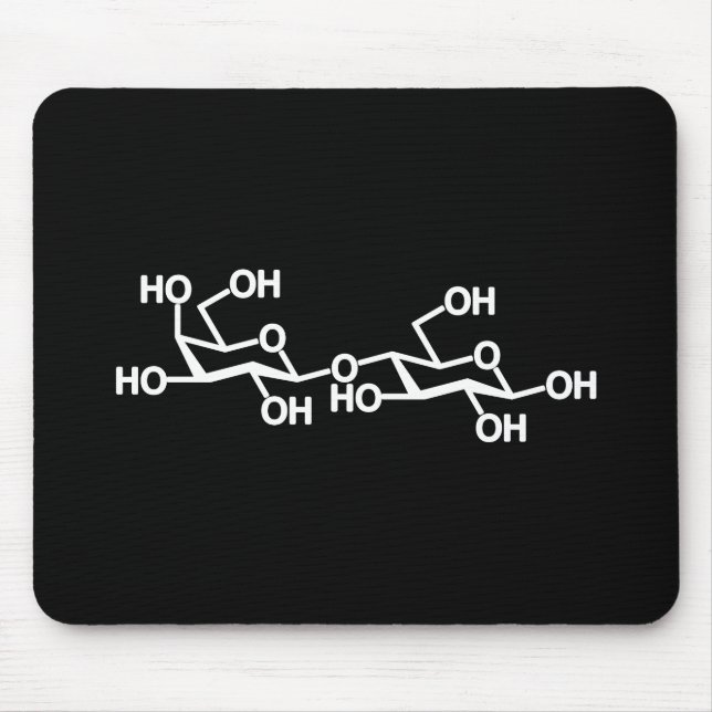 Lactose Milk Structure Mouse Mat (Front)