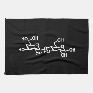 Lactose Milk Structure Tea Towel