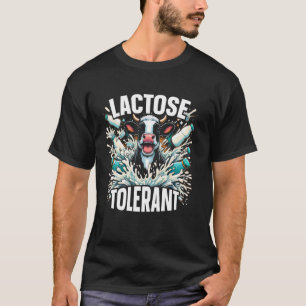 Lactose Tolerant Cheese Dairy Milk Lover Cow T-Shirt