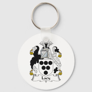 Lacy Family Crest Key Ring