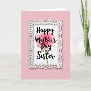 Lacy Frame Mothers Day Card