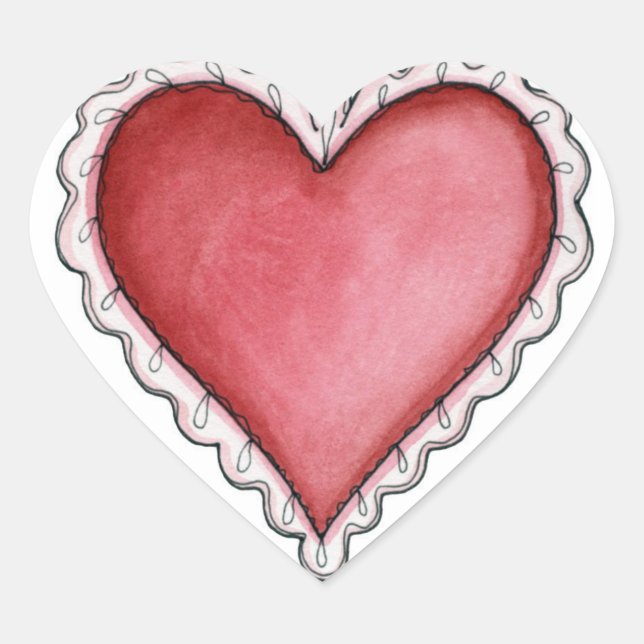 Lacy Heart - Stickers (Front)