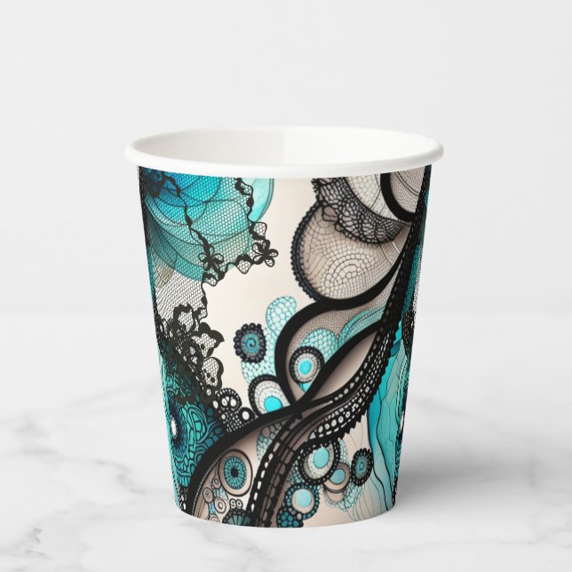 Lacy Lady Paper Cups (Left)