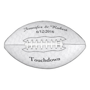 Lacy Look Wedding Custom Football American Football