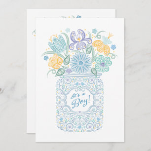 Lacy Mason Baby Shower It's a Boy Invitation