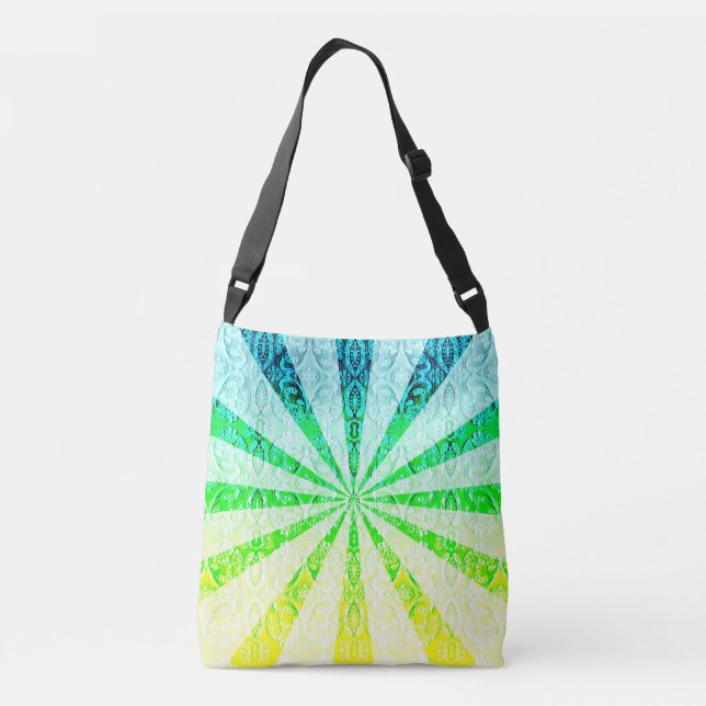 Lacy Sun Burst Crossbody Bag (Back)