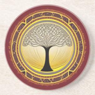 Lacy Tree of Life Coaster