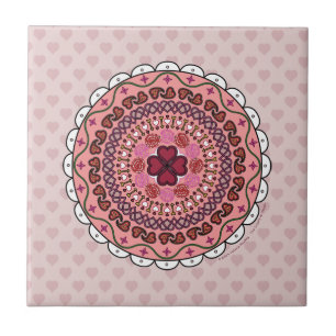 Lacy Valentine's Day Tile
