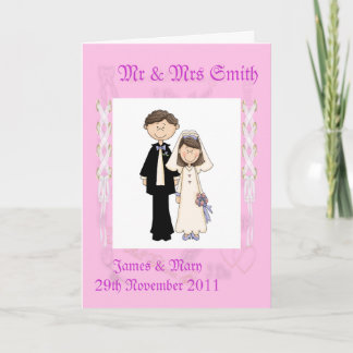 Lacy Wedding Card