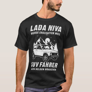 Lada Niva 4x4 Russia Offroad Vehicle  T-Shirt