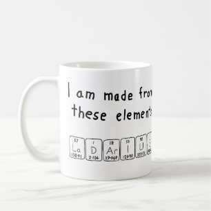 Ladarius periodic table name mug