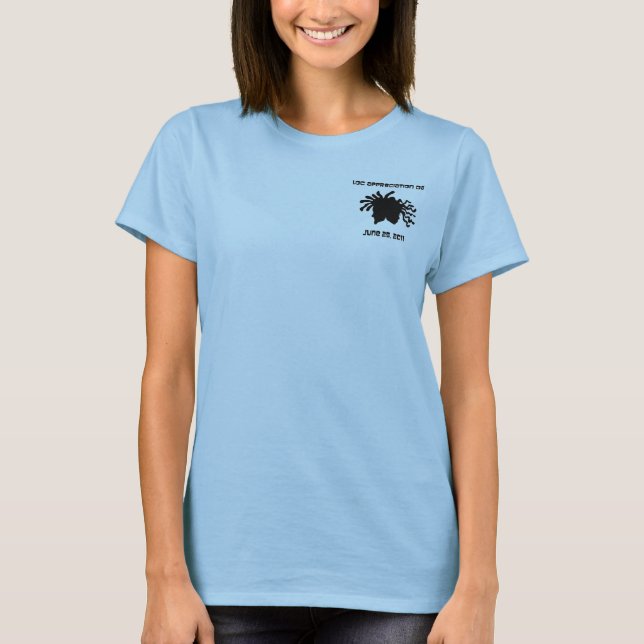 LADBLACKREDWHITE T-Shirt (Front)