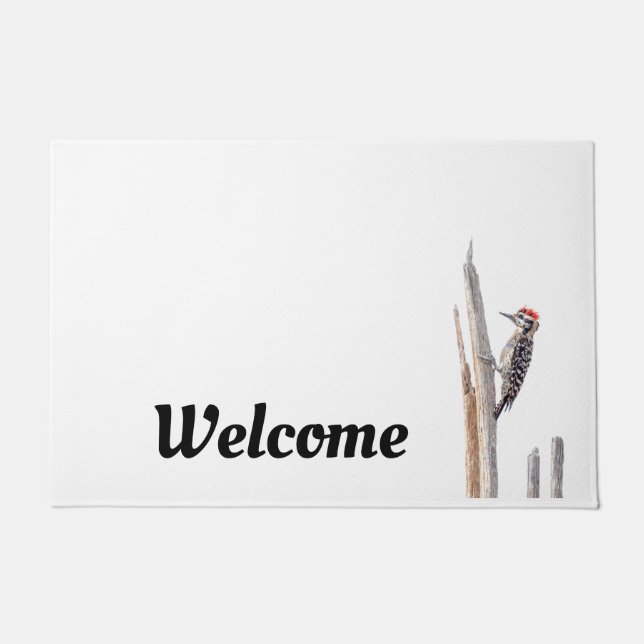 Ladder-Backed Woodpecker Doormat (Front)