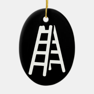 Ladder Ceramic Tree Decoration