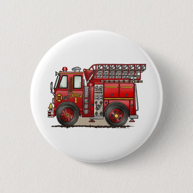 Ladder Fire Truck Button Pin (Front)