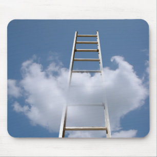 ladder in cloud mouse mat